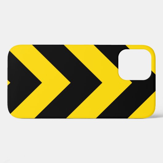 Bold Highway Traffic Bumble Bee Chevrons Case-Mate iPhone Case (Achterkant (horizontaal))