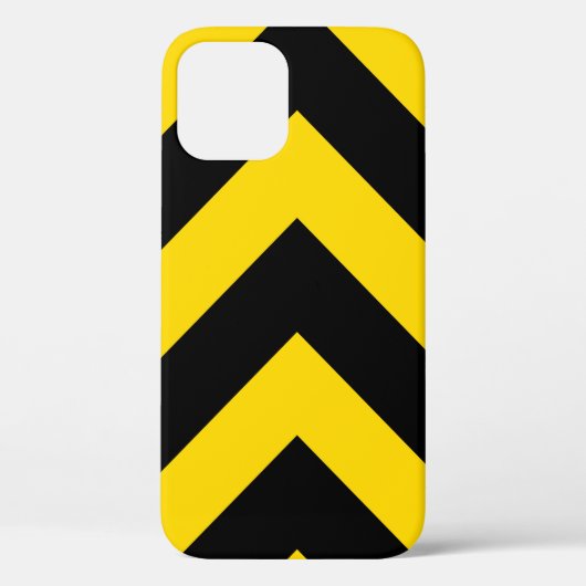 Bold Highway Traffic Bumble Bee Chevrons Case-Mate iPhone Case (Achterkant)