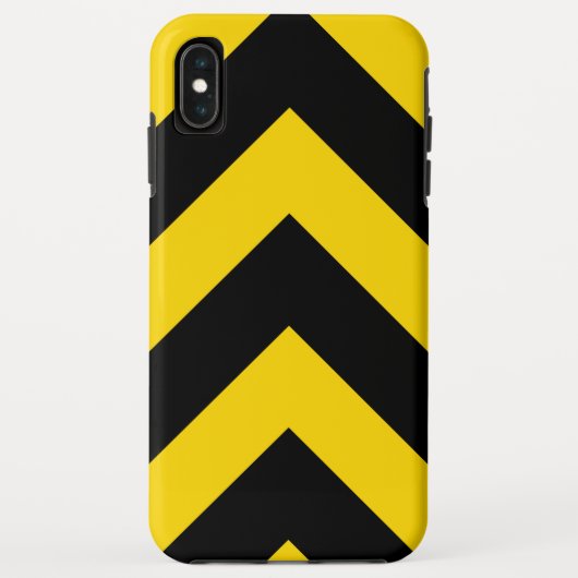 Bold Highway Traffic Bumble Bee Chevrons Case-Mate iPhone Case (Achterkant)