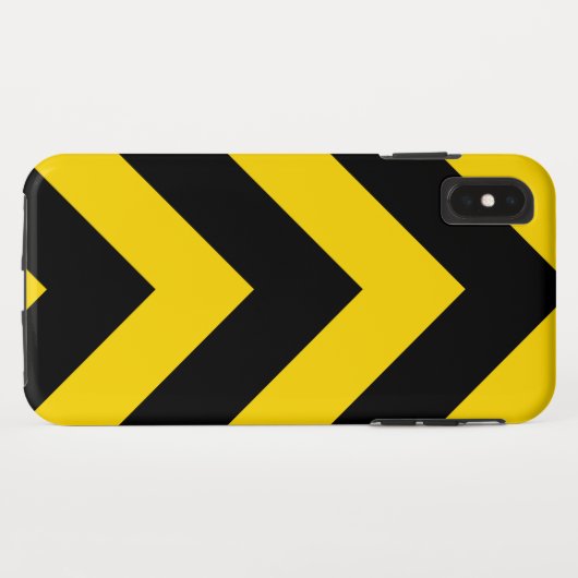 Bold Highway Traffic Bumble Bee Chevrons Case-Mate iPhone Case (Achterkant (horizontaal))