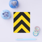 Bold Highway Traffic Bumble Bee Chevrons Flyer (Enkel)