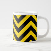 Bold Highway Traffic Bumble Bee Chevrons Grote Koffiekop (Rechts)