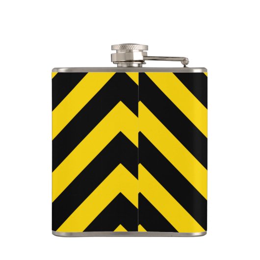 Bold Highway Traffic Bumble Bee Chevrons Heupfles (Achterkant)