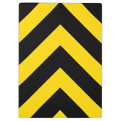 Bold Highway Traffic Bumble Bee Chevrons Klembord (Achterkant)