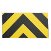 Bold Highway Traffic Bumble Bee Chevrons Kussensloop (Achterkant-Links)