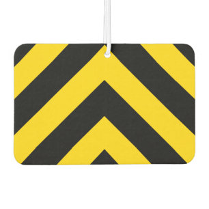 Bold Highway Traffic Bumble Bee Chevrons Luchtverfrisser