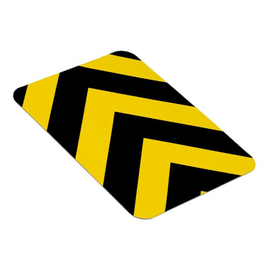Bold Highway Traffic Bumble Bee Chevrons Magneet (Rechterzijde)
