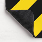 Bold Highway Traffic Bumble Bee Chevrons Muismat (Hoek)