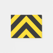 Bold Highway Traffic Bumble Bee Chevrons Post-it® Notes (Voorkant)