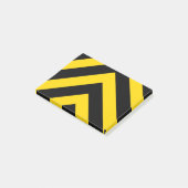Bold Highway Traffic Bumble Bee Chevrons Post-it® Notes (Schuin)