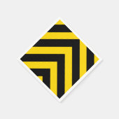 Bold Highway Traffic Bumble Bee Chevrons Servetten (Hoek)