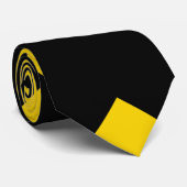 Bold Highway Traffic Bumble Bee Chevrons Stropdas (Opgerold)