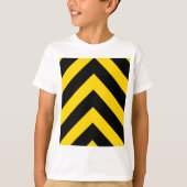 Bold Highway Traffic Bumble Bee Chevrons T-shirt (Voorkant)