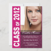 Bold, Hip 2012 Graduation Photo Announcement Aankondiging (Voorkant)