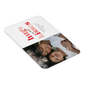Bold Hugs en Kisses Photo Valentijnsdag Magneet (Rechterzijde)