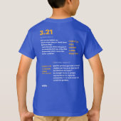 BOLD I have T21 Kinderen Down Syndrome Awareness T-shirt (Achterkant)