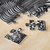 Bold Illusions: De kunst van de Glam en Geometrie Legpuzzel (Zijkant)