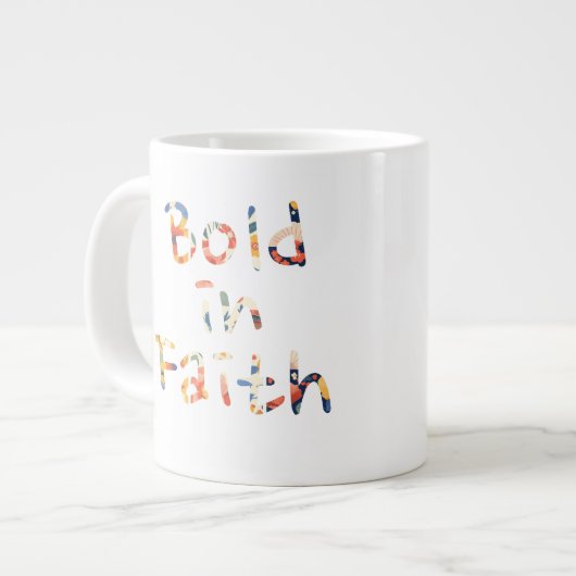 Bold in Faith Grote Koffiekop (Links)