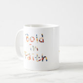 Bold in Faith Koffiemok (Voorkant links)
