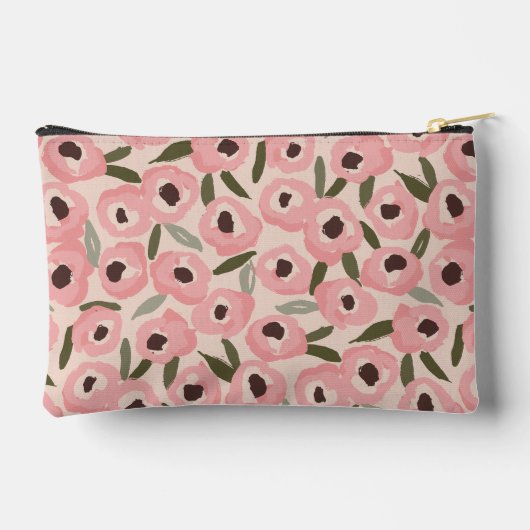 Bold Inky Floral Pattern | Hand-Drawn Botanical Etui (Achterkant)