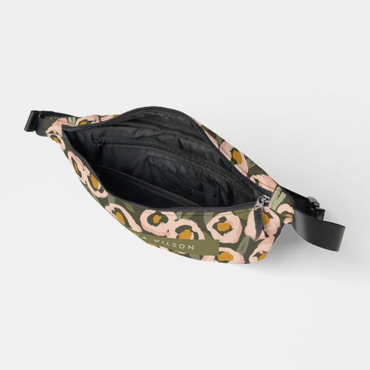 Bold Inky Floral Pattern | Hand-Drawn Botanical Heuptasje (Open)