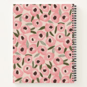 Bold Inky Floral Pattern | Hand-Drawn Botanical Notitieboek (Achterkant)