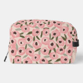 Bold Inky Floral Pattern | Hand-Drawn Botanical Toilettasje (Achterkant)