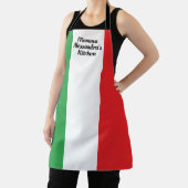 Bold Italian Flag of Italy Personalized Apron Schort (Insitu)