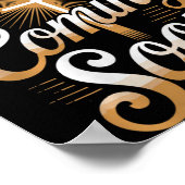 Bold Jesus Is Coming Soon Christian Apparel Premiu Poster (Hoek)