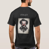 "Bold Joker Mannen T-Shirt" T-shirt (Achterkant)