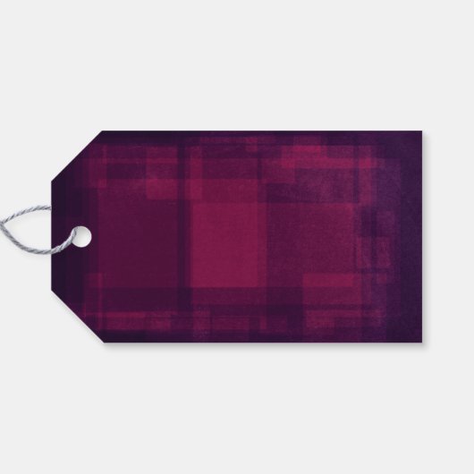 Bold Joy Paars Chalk kerstfeestdag - Label met cad Cadeaulabel (Achterkant Horizontaal)