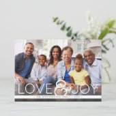 Bold Joy | Vakantieknopkaart Feestdagenkaart (Staand voorkant)