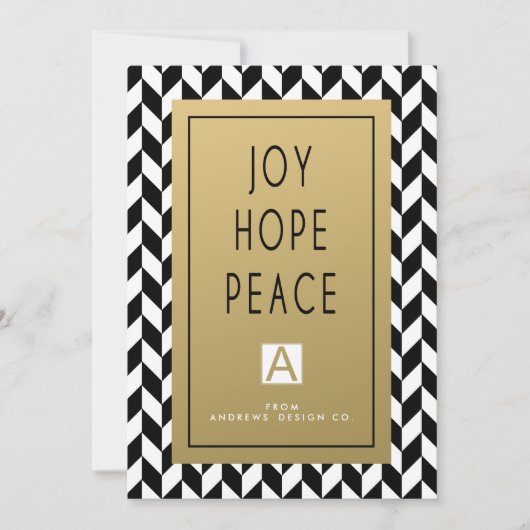 Bold Joy Zakelijke vakantie Kaart (Voorkant)