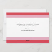 Bold Joyful Whimsical Typography Kerstfoto Feestdagenkaart (Achterkant)