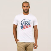 Bold Labor Day Typography T-Shirt Design (Voorkant volledig)