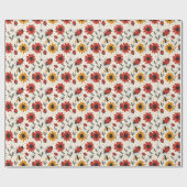 Bold Ladybug Design Cadeaupapier (Vlak)