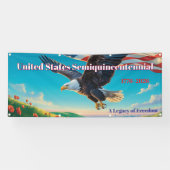 Bold Legacy of Freedom - 250ste Jubileum Banner (Horizontaal)