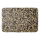 Bold Leopard Animal Print Glam 1 Badmat (Voorkant)