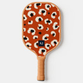 Bold Leopard Monogrammed Pickleball Paddle (Achterkant)