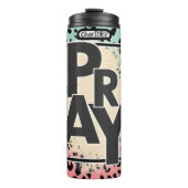 Bold Leopard Print Message Thermosbeker (Voorkant)