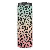 Bold Leopard Print Message Thermosbeker (Achterkant)