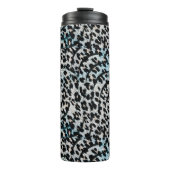 Bold Leopard Print Thermische Tumbler Thermosbeker (Voorkant)