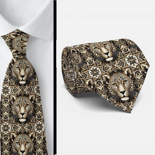 Bold Leopard Tie | Masculine Men's Fashion Stropdas