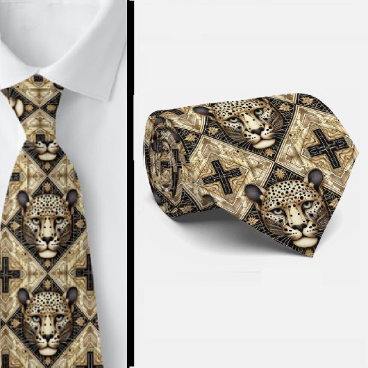Bold Leopard Tie | Masculine Men's Fashion Stropdas