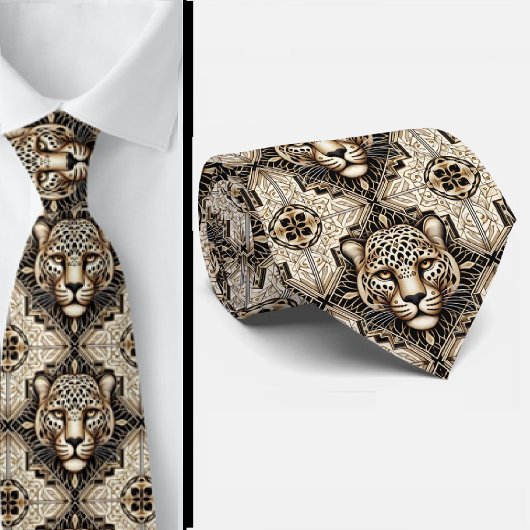 Bold Leopard Tie | Masculine Men's Fashion Stropdas