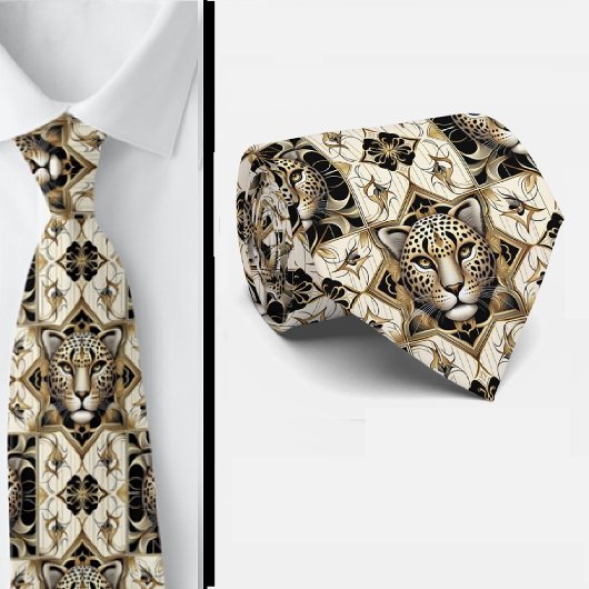 Bold Leopard Tie | Masculine Men's Fashion Stropdas