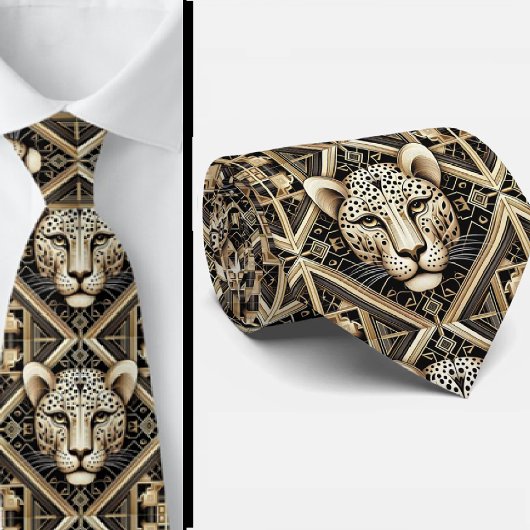 Bold Leopard Tie | Masculine Men's Fashion Stropdas