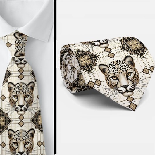 Bold Leopard Tie | Masculine Men's Fashion Stropdas