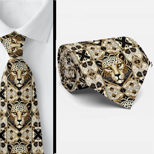 Bold Leopard Tie | Masculine Men's Fashion Stropdas