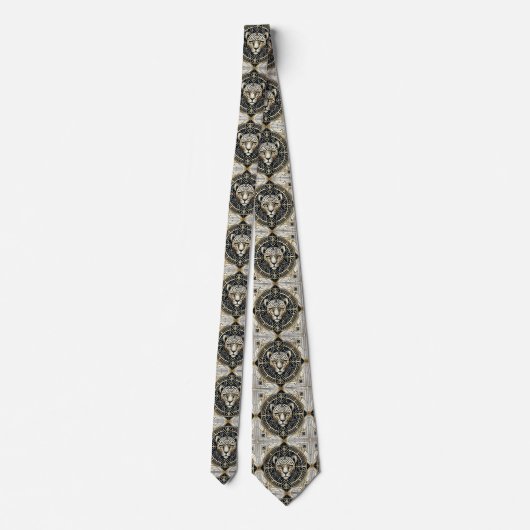 Bold Leopard Tie | Perfect for a Night on the Town Stropdas (Achterkant)